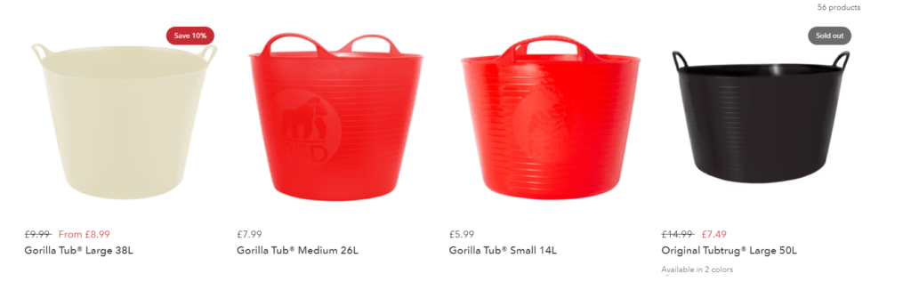 Durable feed buckets