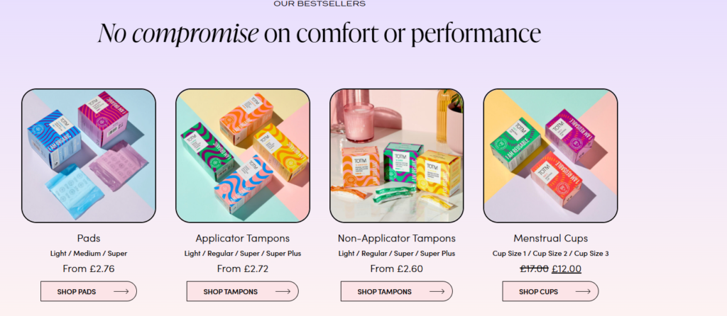 Best period products for sensitive skin