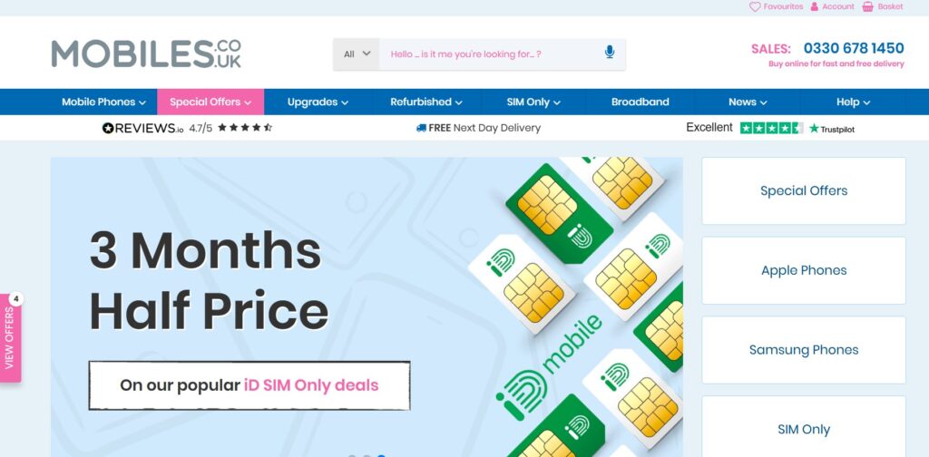 SIM-only deals UK