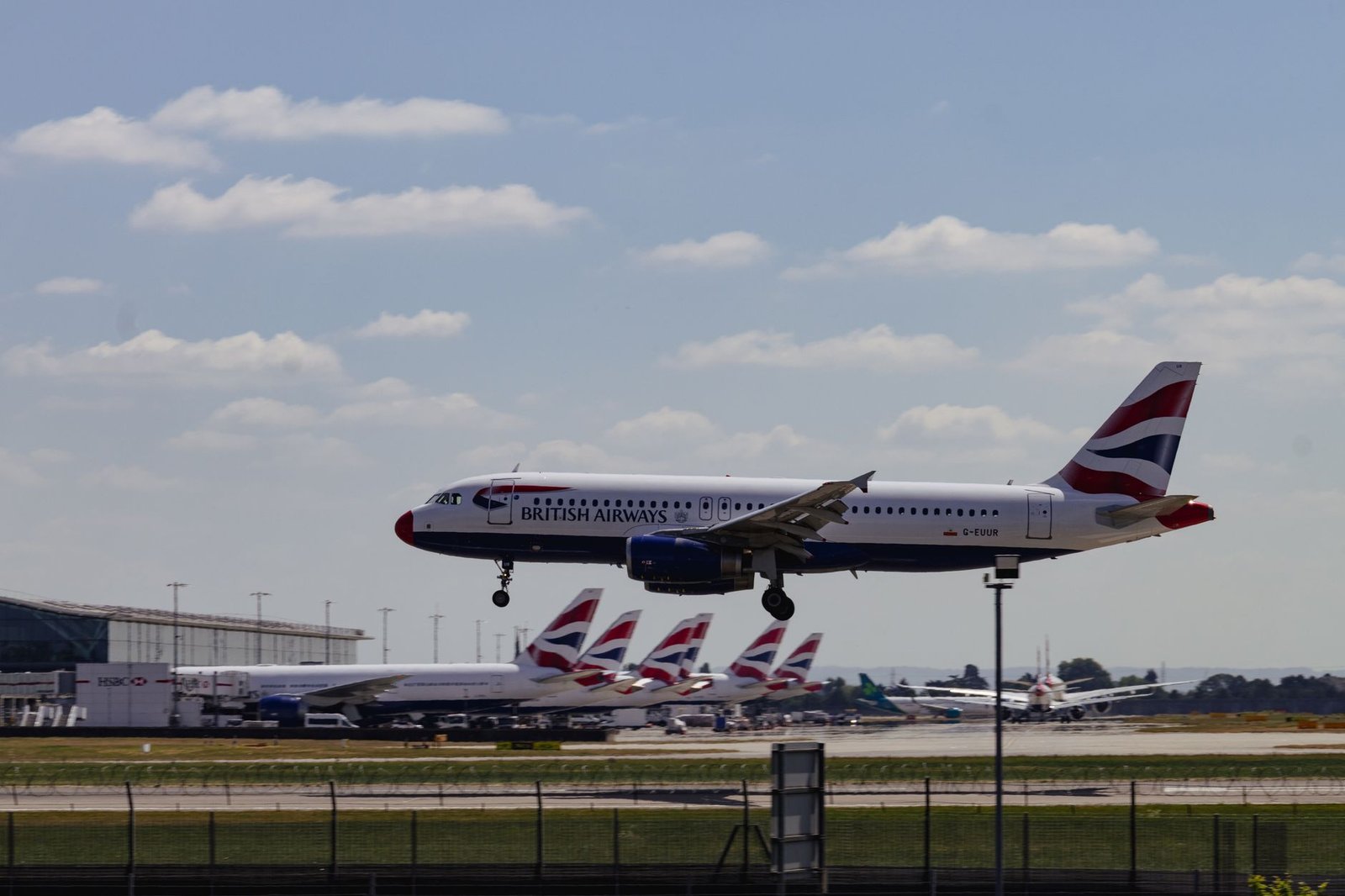 Cars parked in an official Heathrow Airport Parking long stay car park