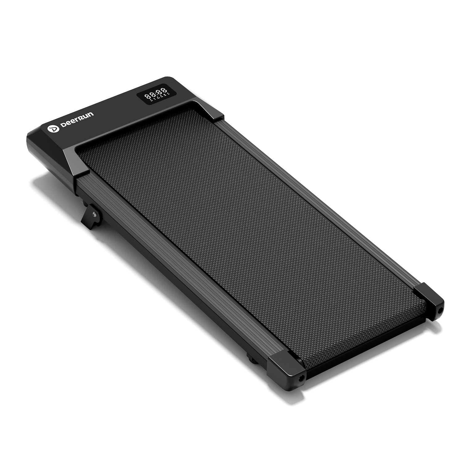 Compact DeerRun treadmill arranged for walking in a home setting