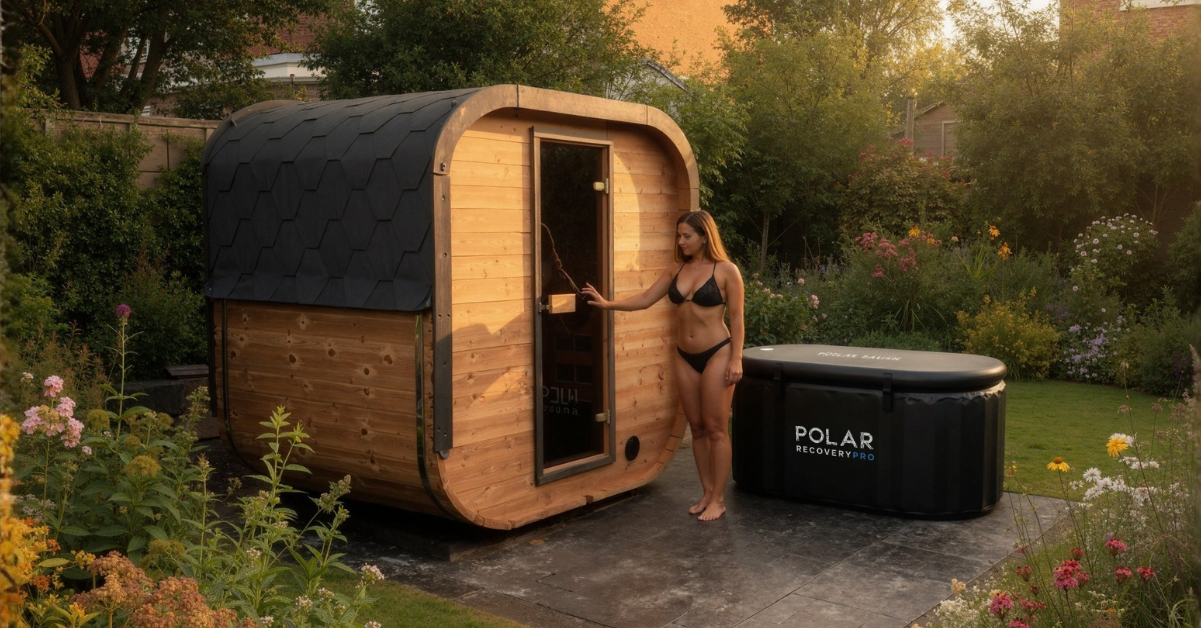 Polar-Recovery sauna designed for a dedicated home recovery space